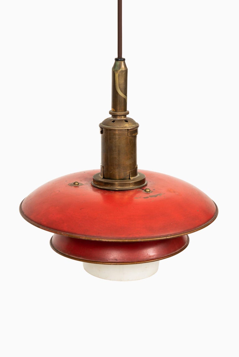 Early 20th Century Poul Henningsen Ceiling Lamp Model PH-3/3 Produced by Louis Poulsen in Denmark For Sale