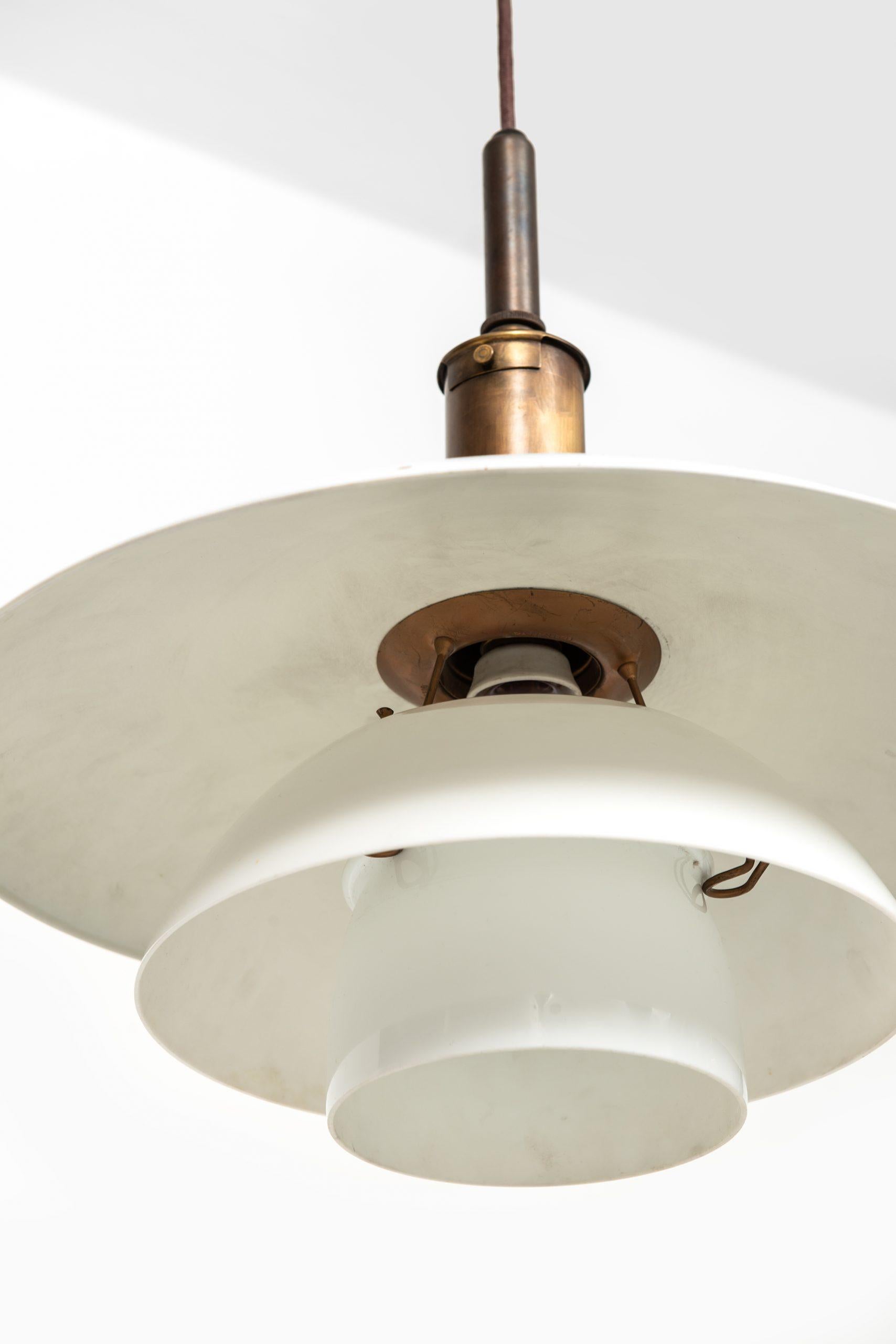 Rare ceiling lamp model PH-5/5 designed by Poul Henningsen. Produced by Louis Poulsen in Denmark.