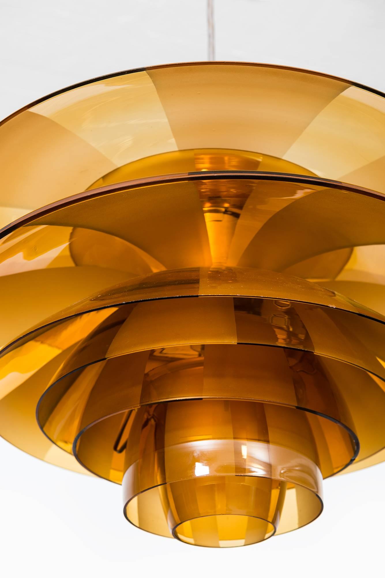 Very rare ceiling lamp model PH-Septima 5 designed by Poul Henningsen. Produced by Louis Poulsen in Denmark.