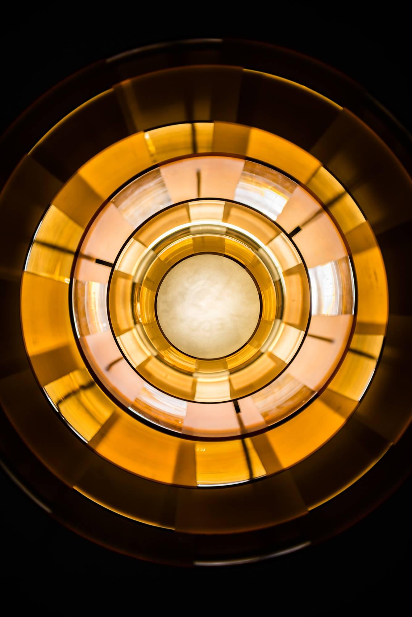 Danish Poul Henningsen Ceiling Lamp Model PH-Septima 5 by Louis Poulsen in Denmark For Sale