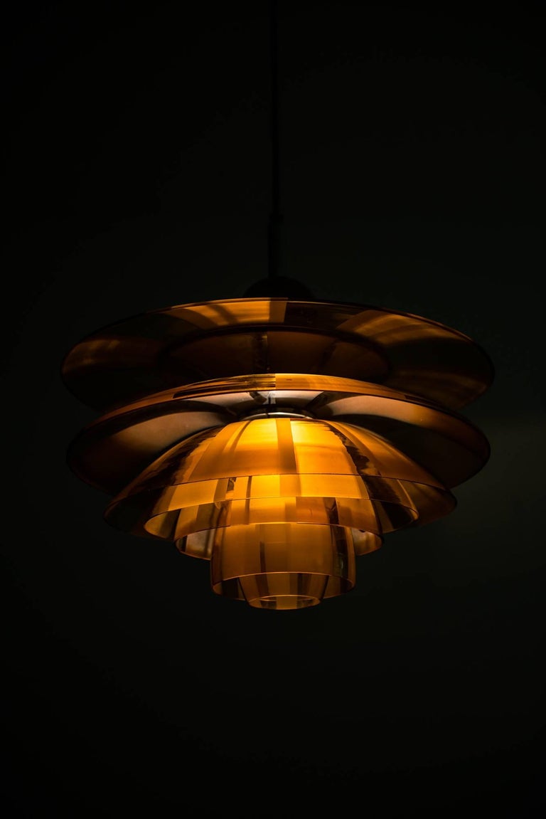 Poul Henningsen Ceiling Lamp Model PH-Septima 5 by Louis Poulsen in Denmark For Sale 1