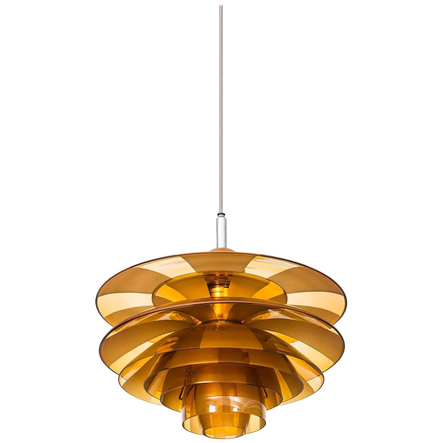 Lampada da soffitto Poul Henningsen modello PH-Septima 5 di Louis Poulsen in Danimarca