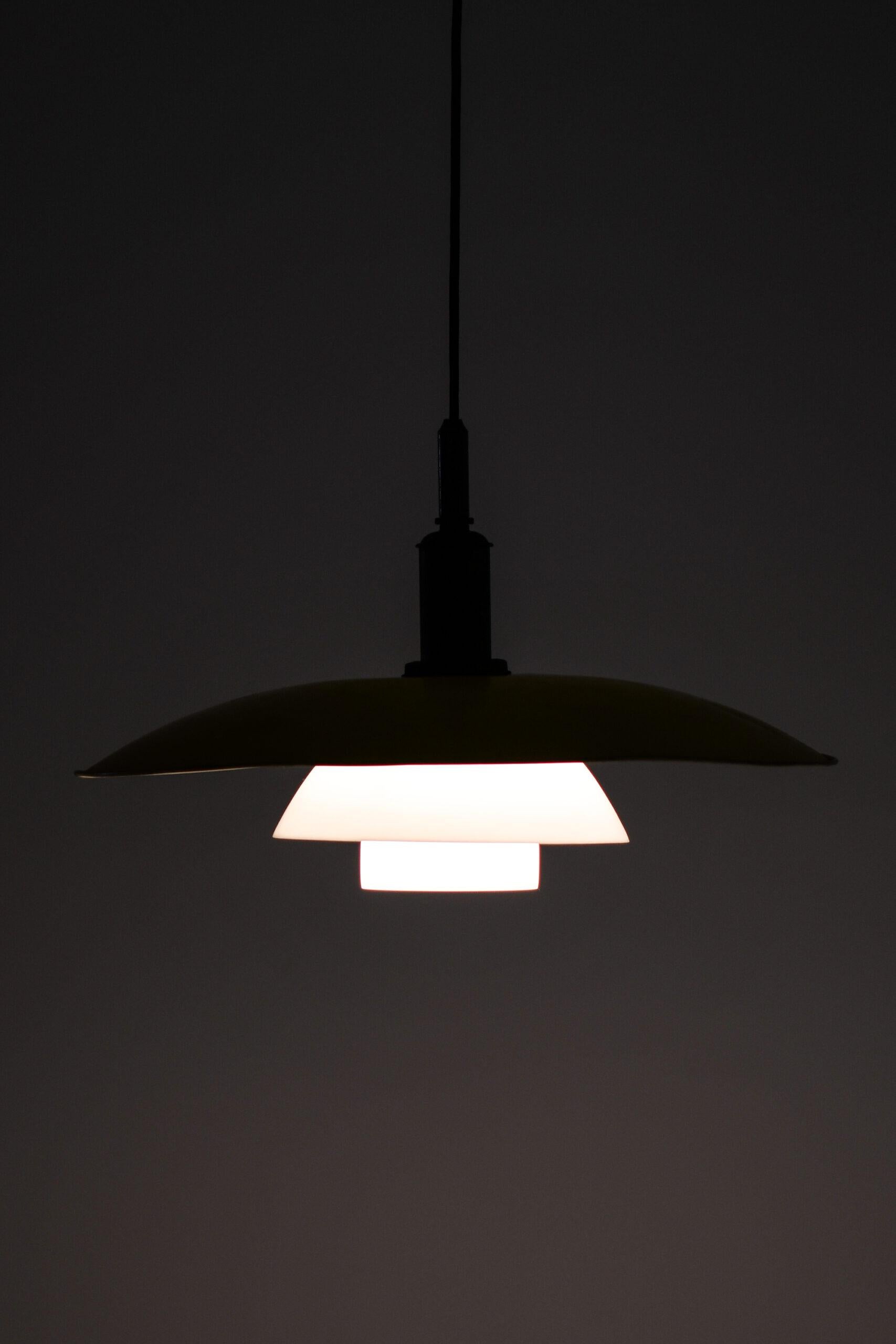 Metal Poul Henningsen Ceiling Lamp PH-5/5 Produced by Louis Poulsen in Denmark