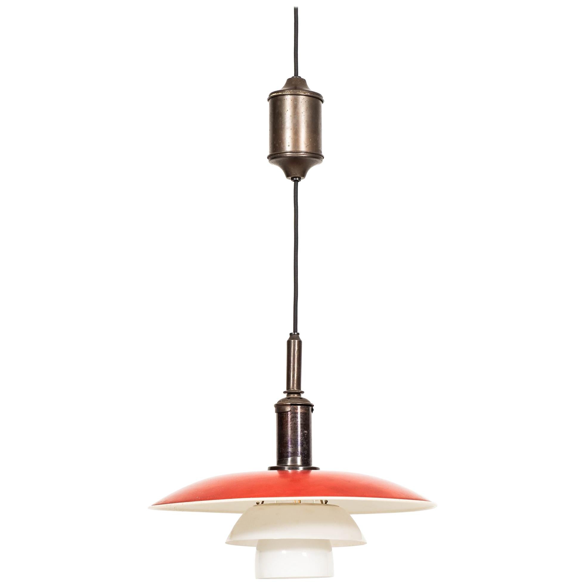 Poul Henningsen Ceiling Lamp Produced by Louis Poulsen in Denmark