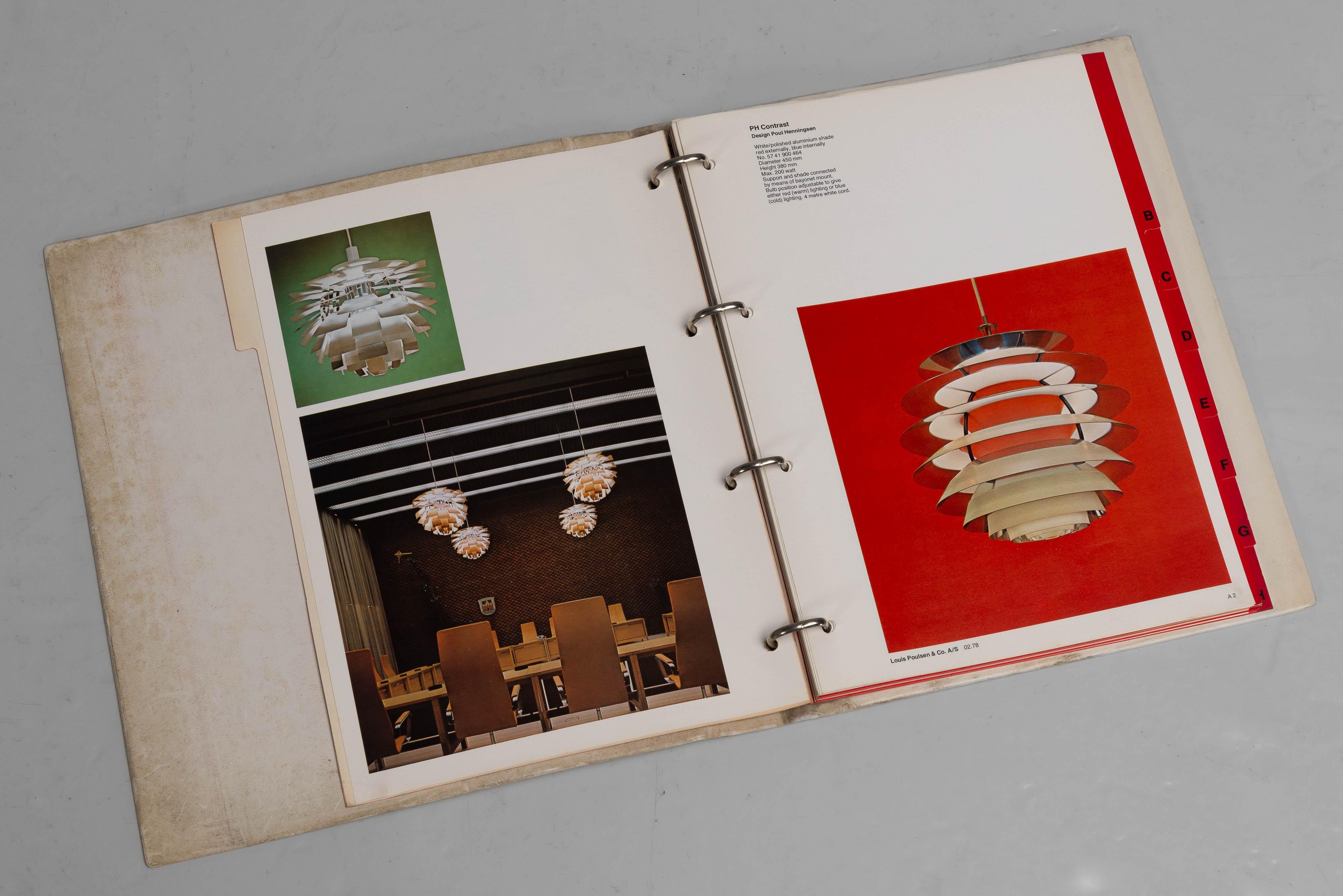 Poul Henningsen contrast chandelier Louis Poulsen Denmark 1962 For Sale 8