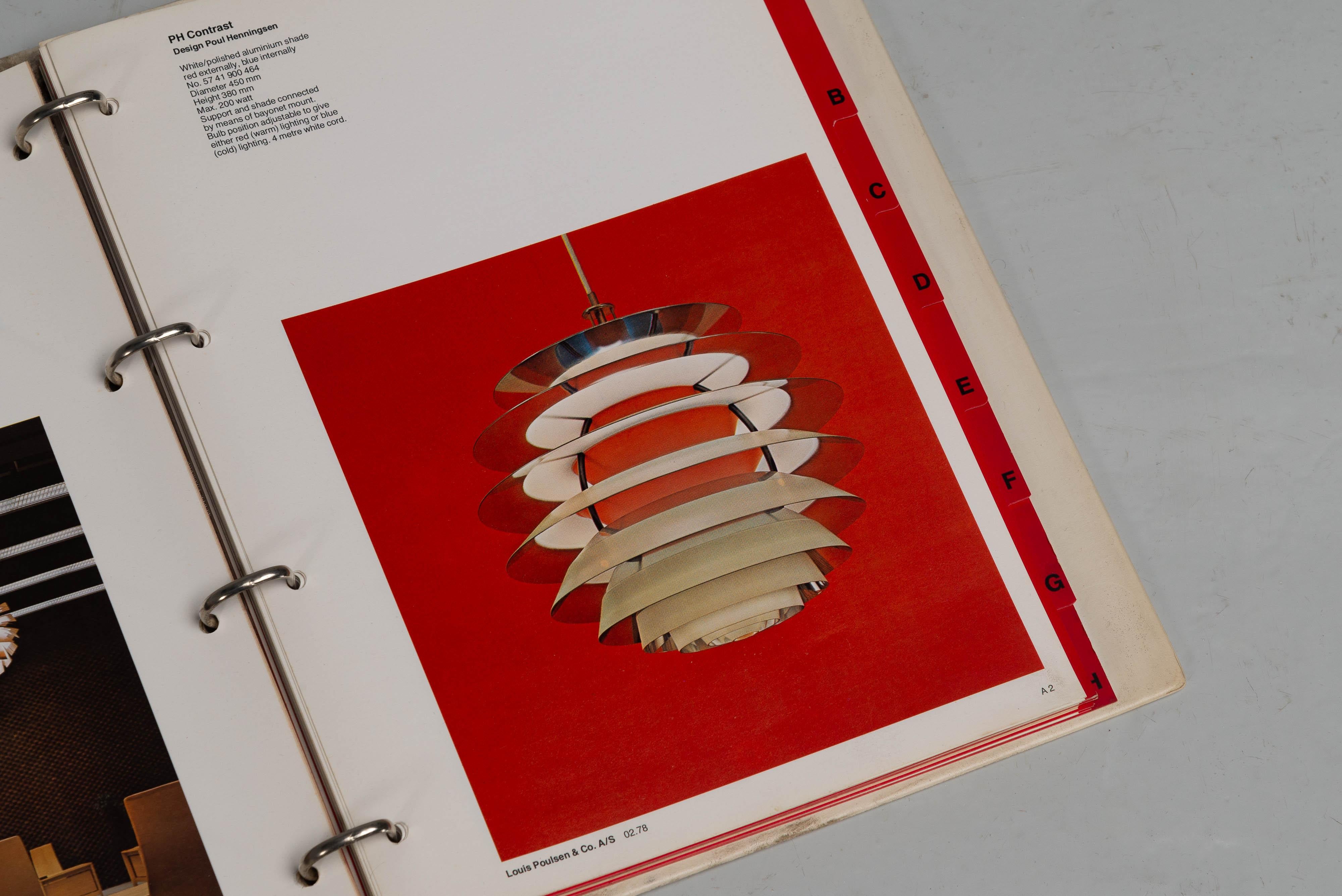 Poul Henningsen contrast chandelier Louis Poulsen Denmark 1962 For Sale 9