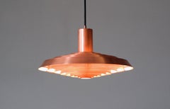Poul Henningsen Copper Pendant Tallerken Langeline Louis Poulsen
