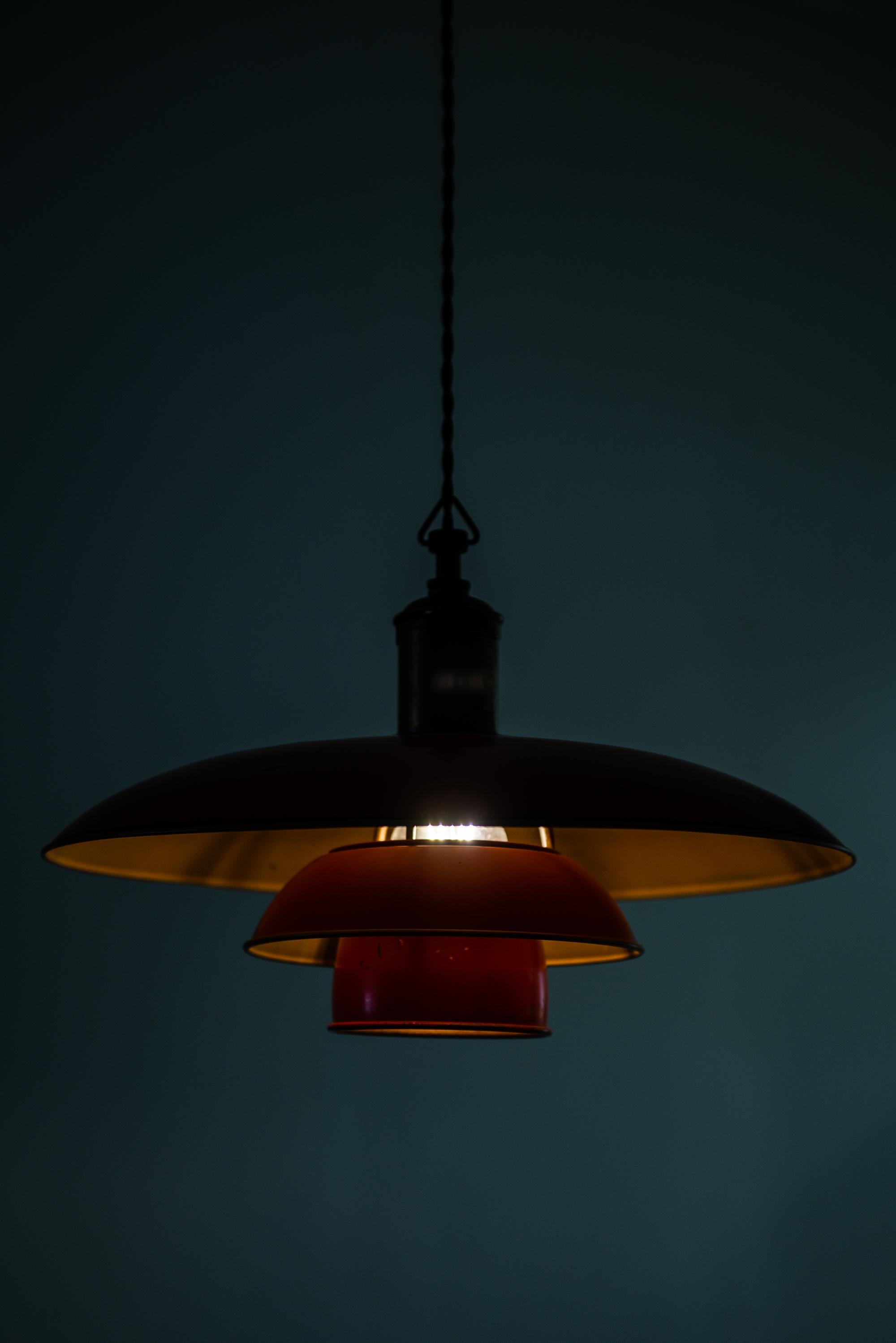 Poul Henningsen Early Ceiling Lamp Model PH-4/3 by Louis Poulsen in Denmark 4