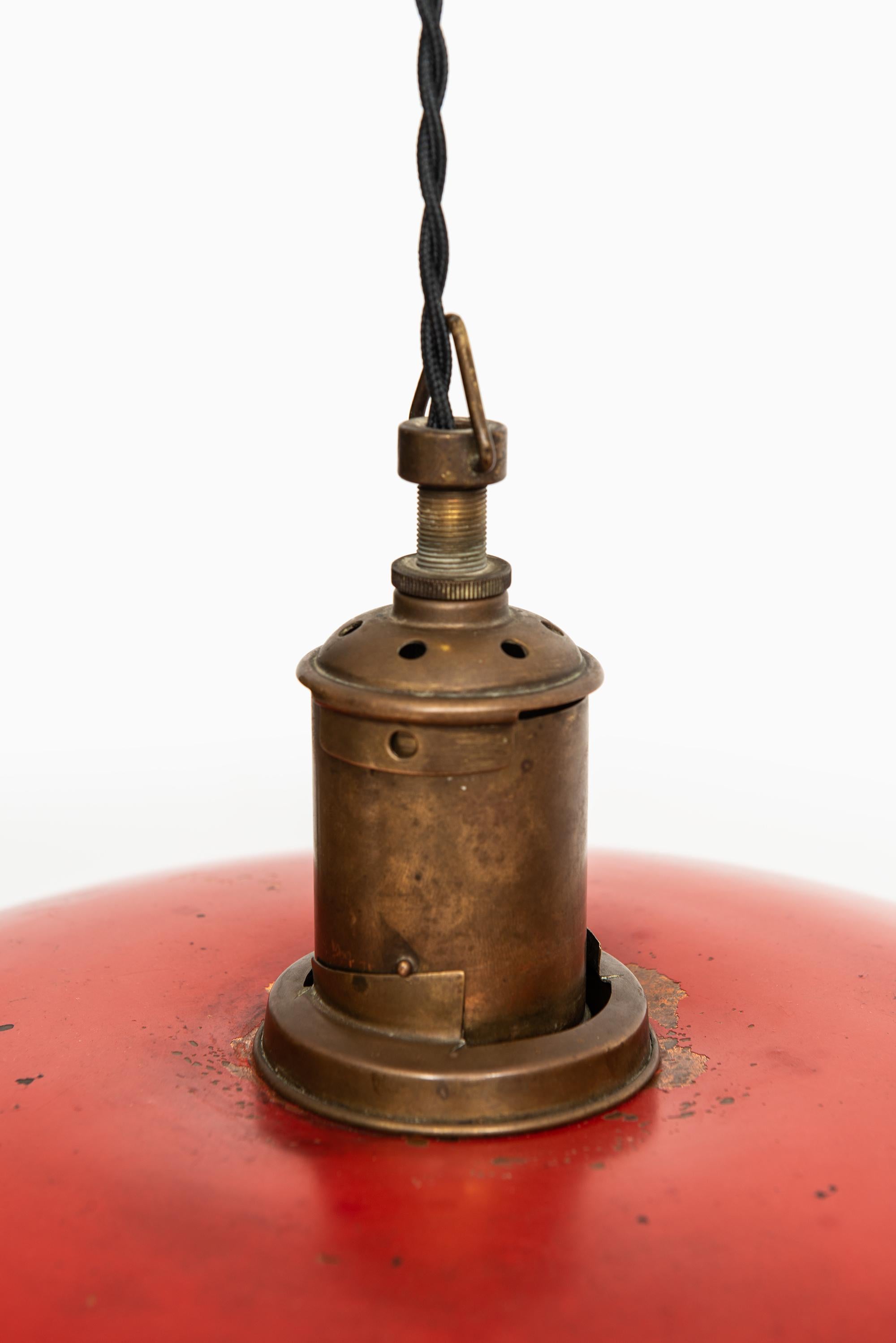 Danish Poul Henningsen Early Ceiling Lamp Model PH-4/3 by Louis Poulsen in Denmark