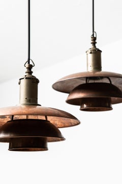 Poul Henningsen Early Ceiling Lamps Model PH 3/3 by Louis Poulsen in Denmark