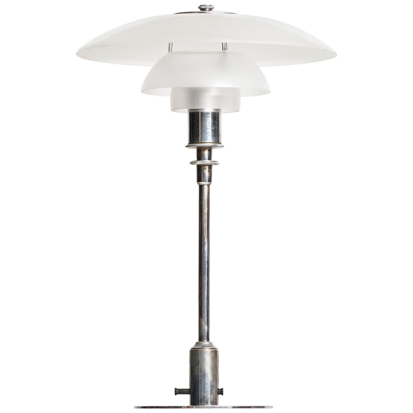 Poul Henningsen Early Table Lamp Model PH-3/2 by Louis Poulsen in Denmark For Sale