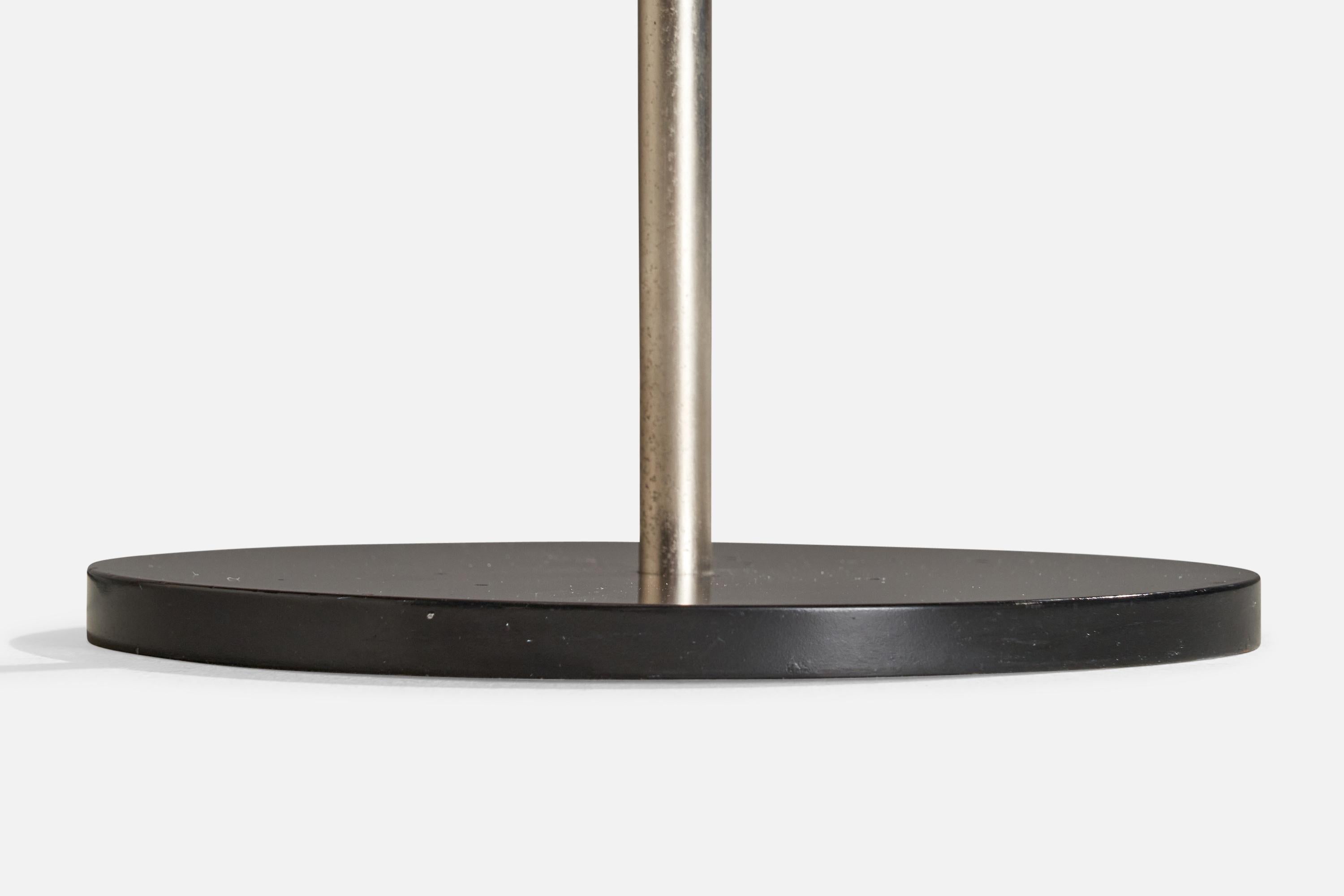 Poul Henningsen, Stehlampe, Nickel, Bakelit, Metall, Eisen, Dänemark, 1930er Jahre im Angebot 4