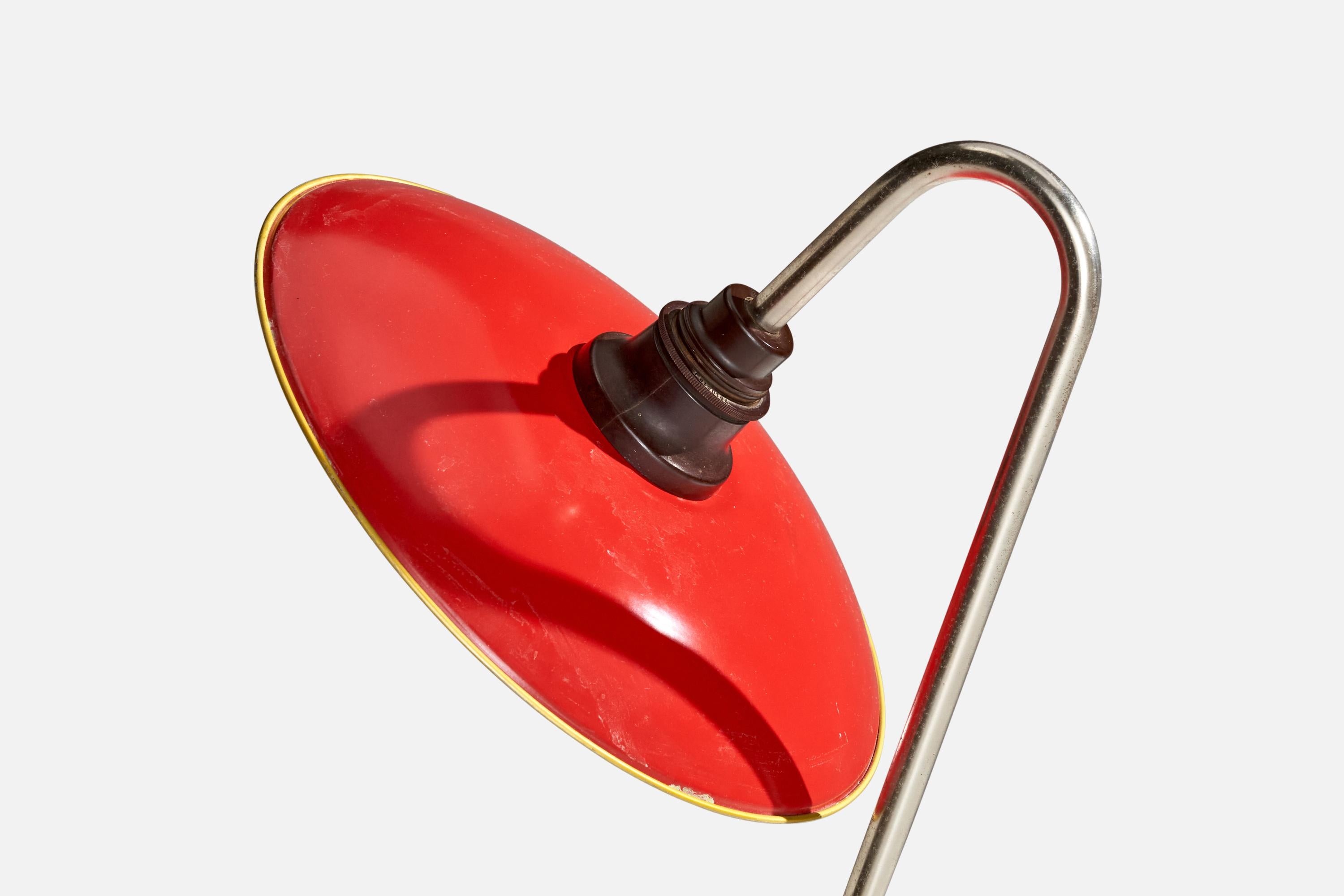 Poul Henningsen, Stehlampe, Nickel, Bakelit, Metall, Eisen, Dänemark, 1930er Jahre im Zustand „Gut“ im Angebot in High Point, NC