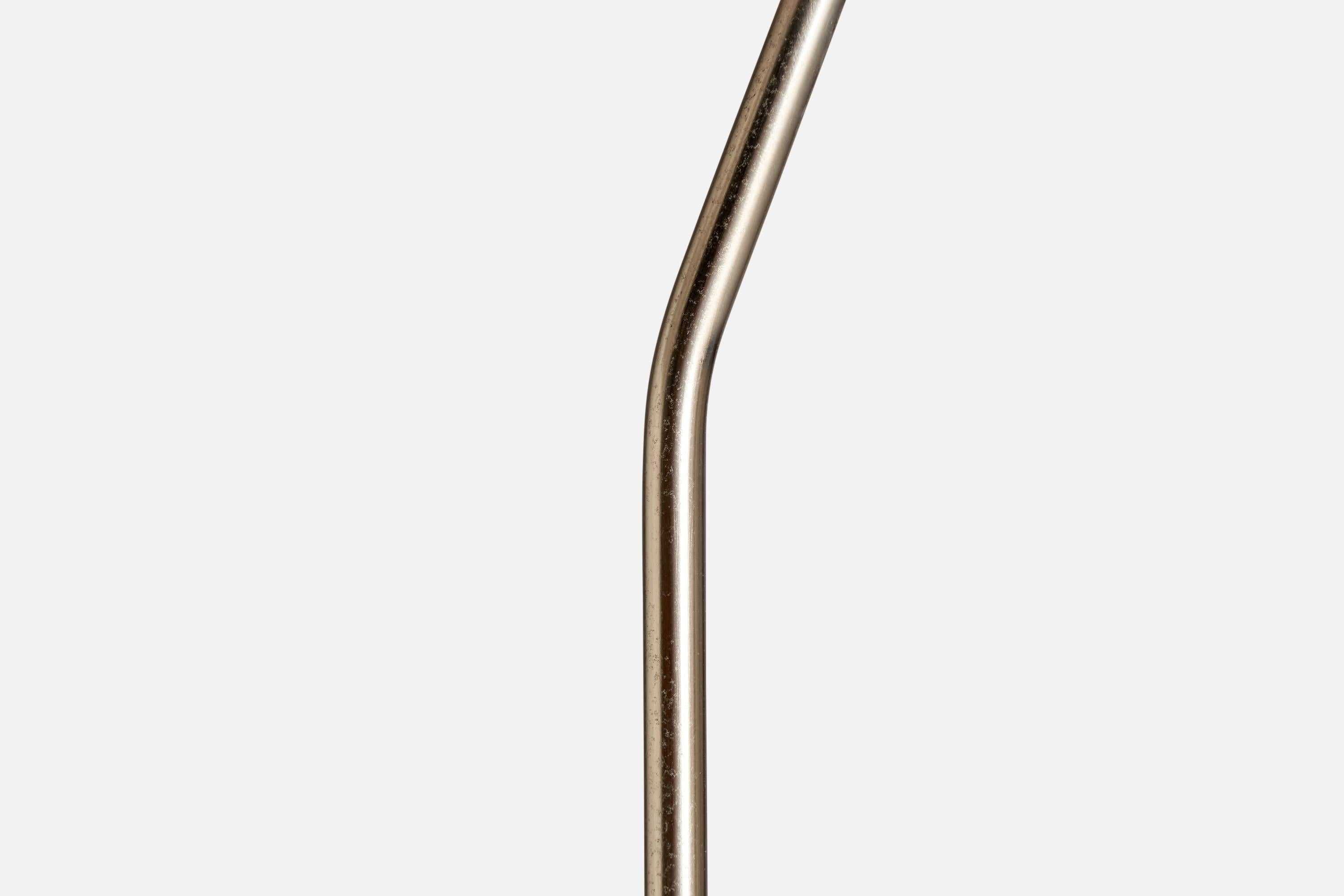 Poul Henningsen, Stehlampe, Nickel, Bakelit, Metall, Eisen, Dänemark, 1930er Jahre im Angebot 2