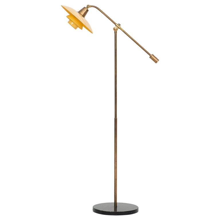 Poul Henningsen Floor Lamp 'Water Pump' by Louis Poulsen in Denmark For  Sale at 1stDibs