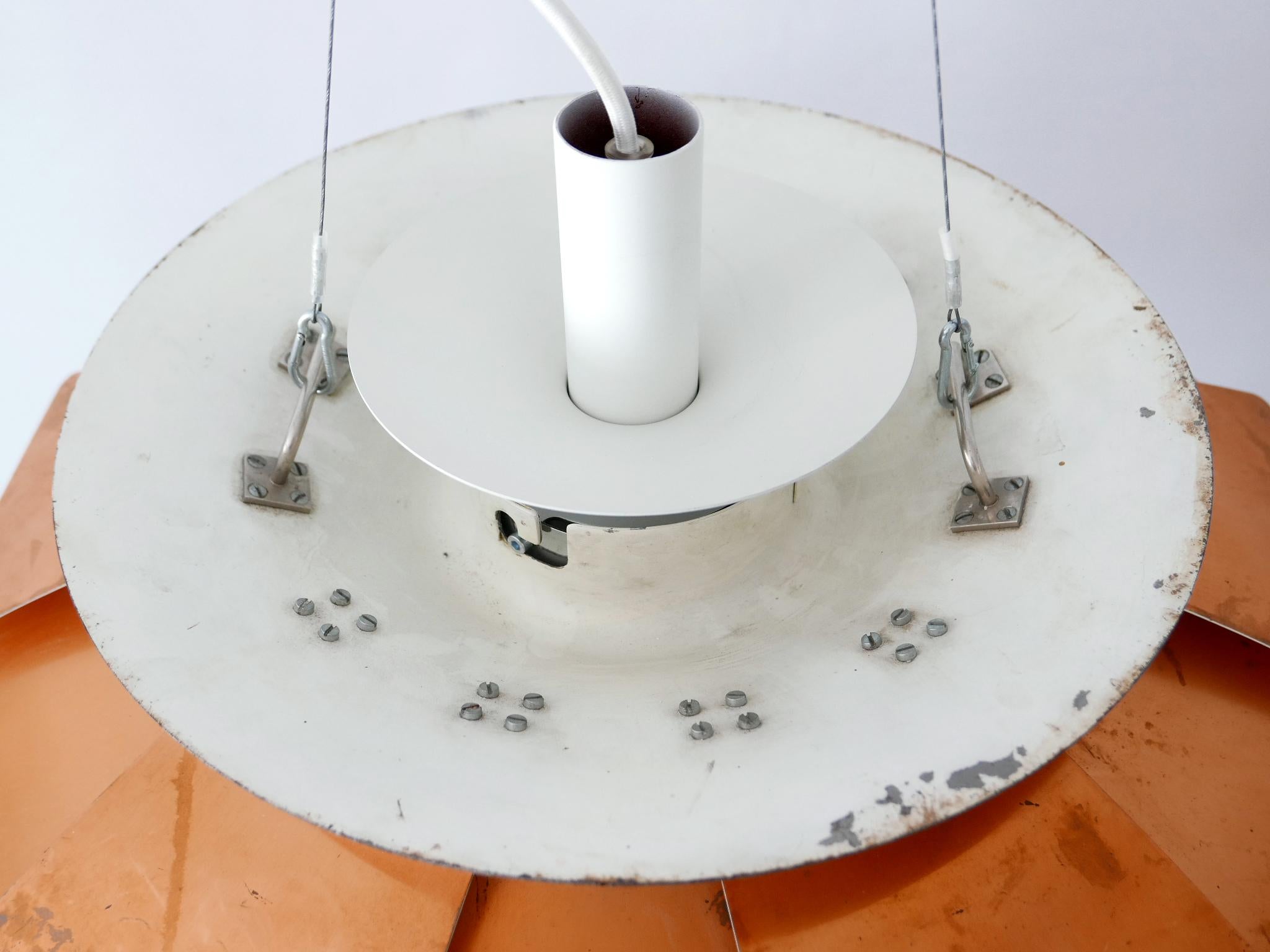 Poul Henningsen for Louis Poulsen Copper PH Artichoke Pendant Lamp or Chandelier For Sale 9