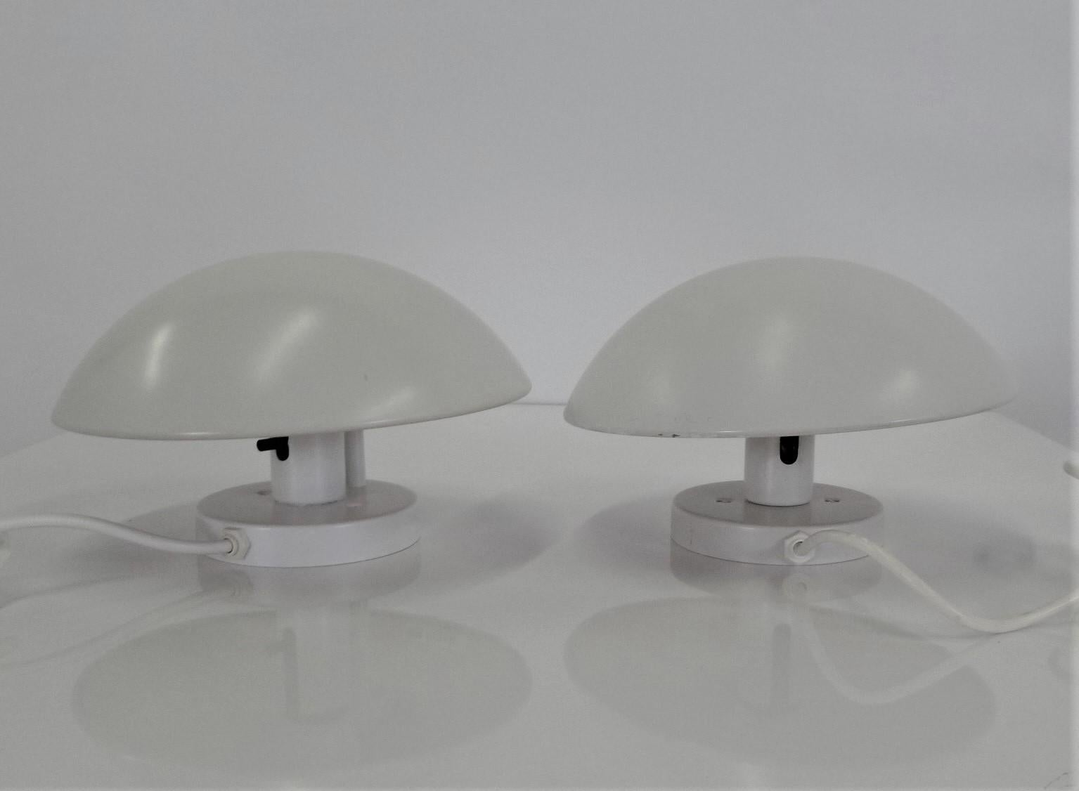 Scandinavian Modern Poul Henningsen for Louis Poulsen Pair of Midcentury Danish Sconces PH-Hat