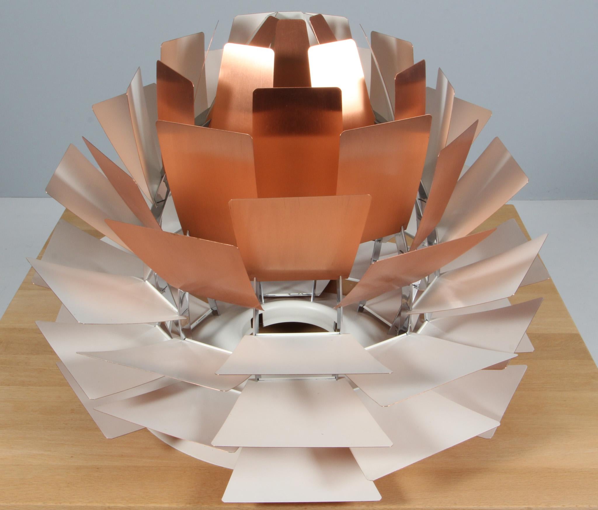 Scandinavian Modern Poul Henningsen for Louis Poulsen 'PH Artichoke' Pendant in Copper Ø. 84