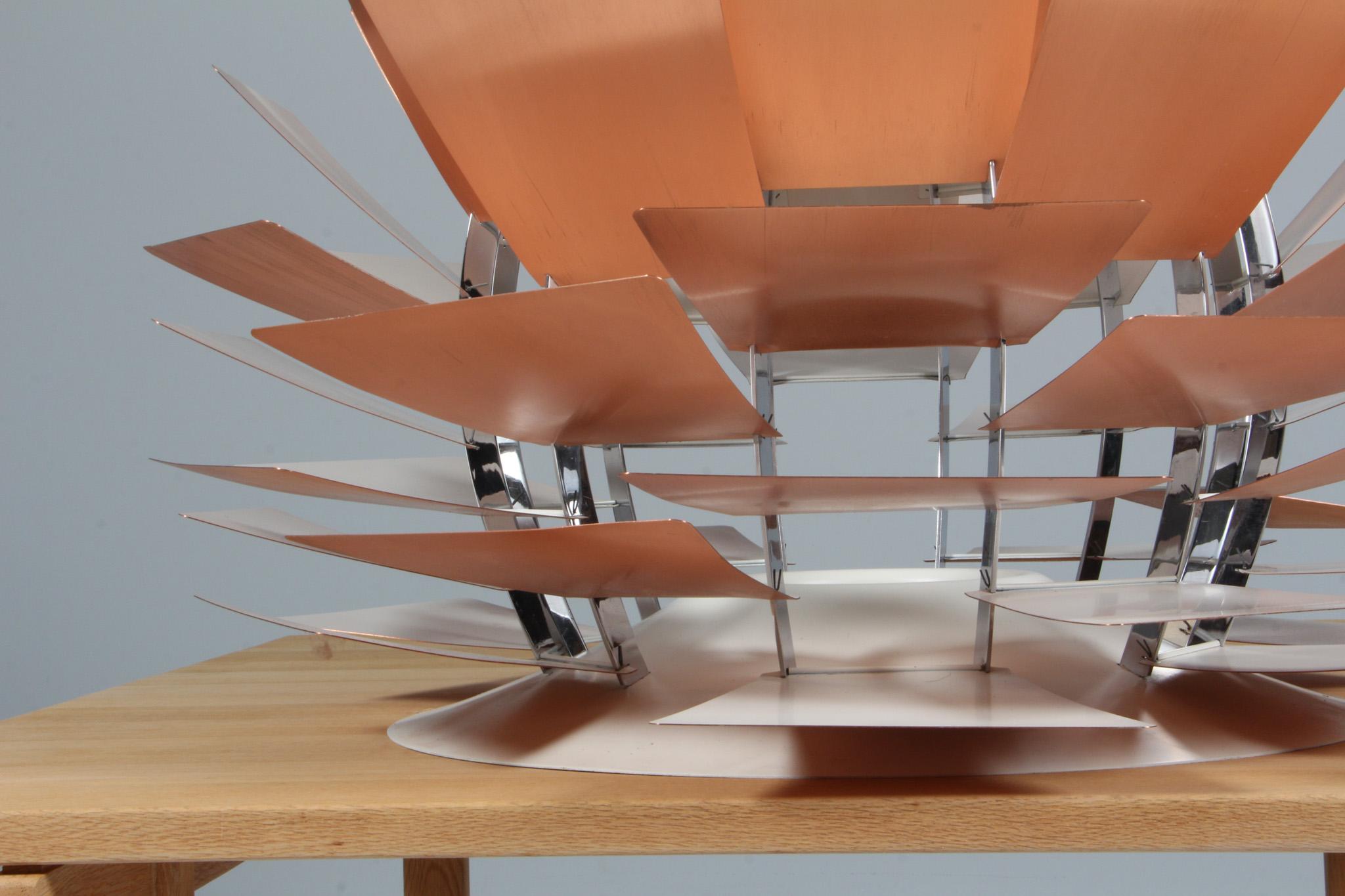 Poul Henningsen for Louis Poulsen 'PH Artichoke' Pendant in Copper Ø. 84 In Good Condition In Esbjerg, DK