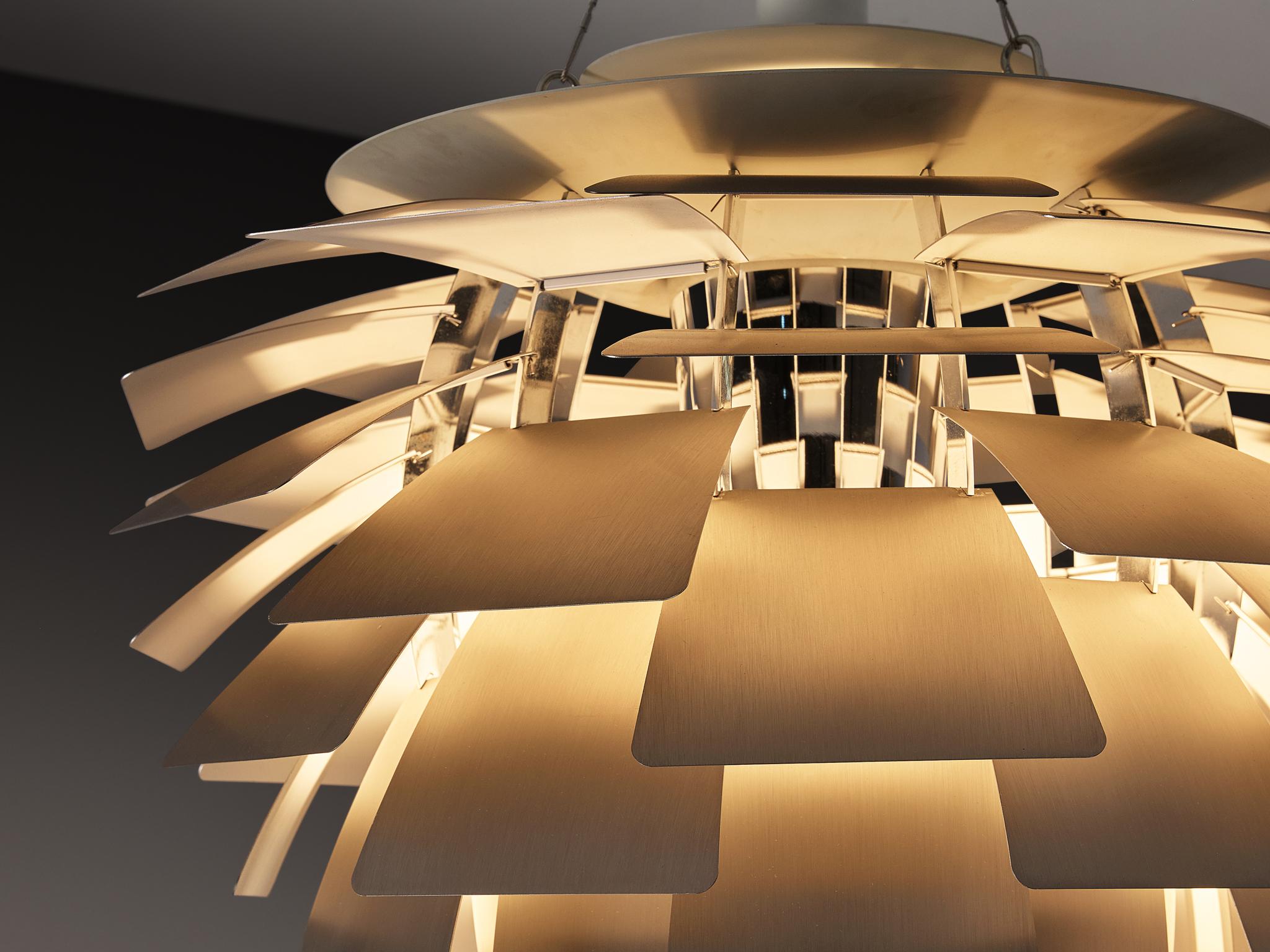 Poul Henningsen per Louis Poulsen Ciondolo 'PH Artichoke' in acciaio inossidabile in vendita 2