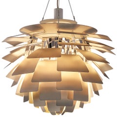Poul Henningsen for Louis Poulsen 'PH Artichoke' Pendant in Stainless Steel