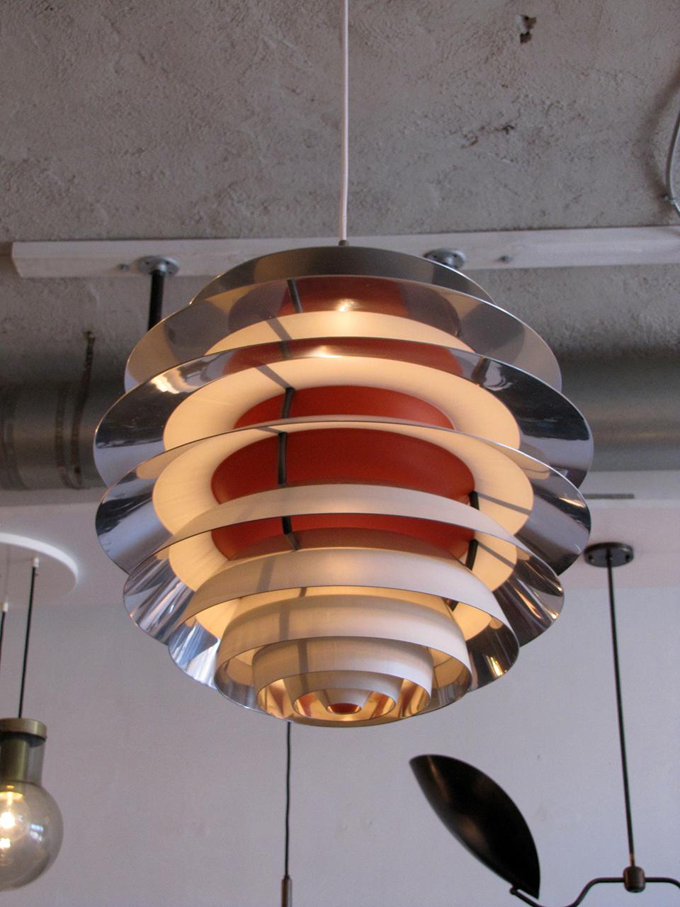 Aluminum Poul Henningsen Kontrast Pendant Light