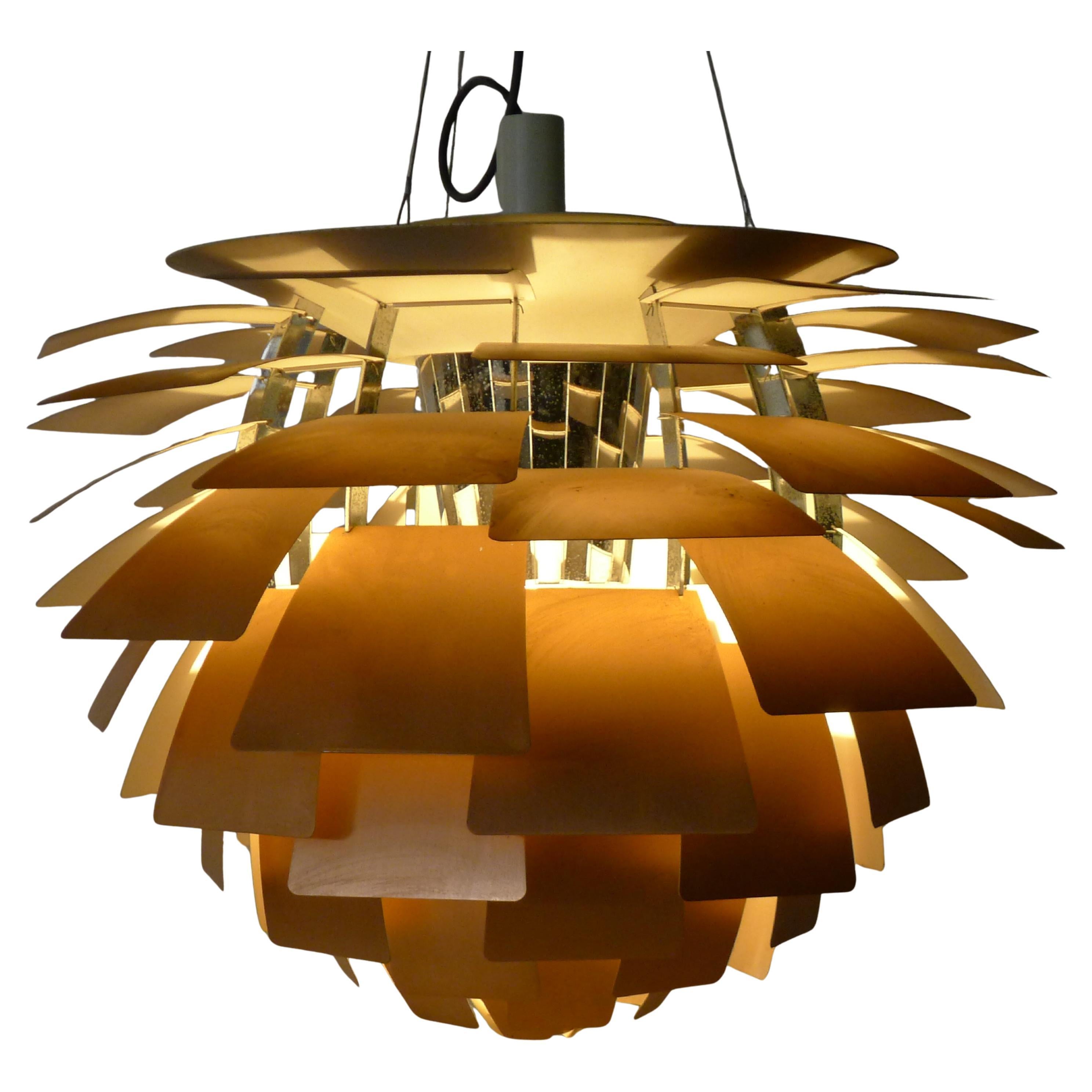 Poul Henningsen Large Copper Artichoke Pendant Light, by Louis Poulsen For Sale