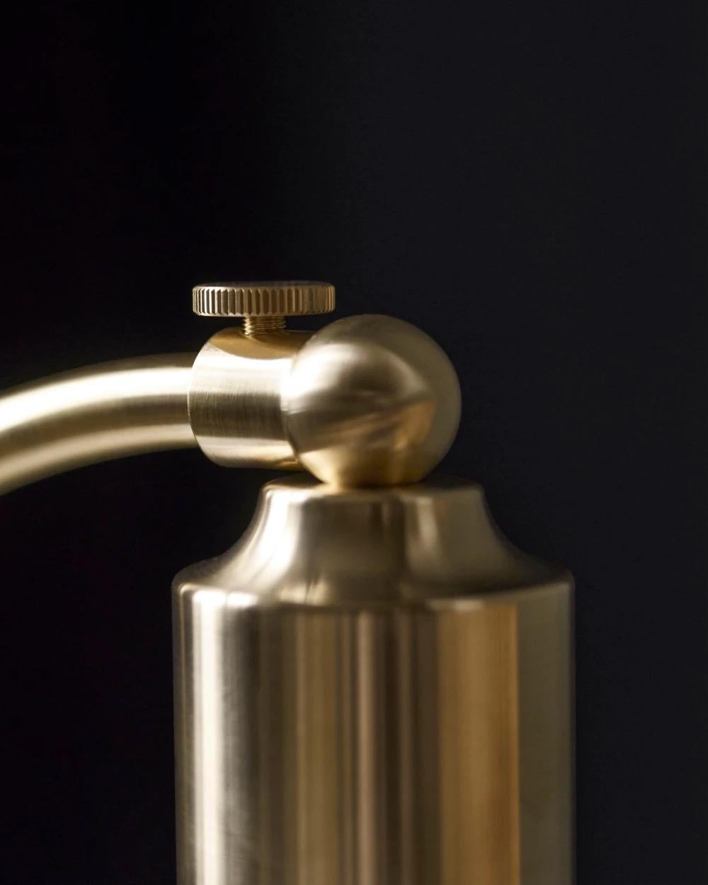 Brass Poul Henningsen LE Table Lamp Model PH 2/2 'Luna' by Louis Poulsen For Sale