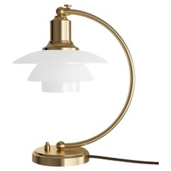 Poul Henningsen LE Tischlampe Modell PH 2/2 „Luna“ von Louis Poulsen