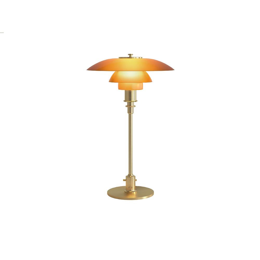 To honour the ingenious work of Poul Henningsen lighting designs, manufacturer Louis Poulsen occasionally issues limited editions of the early legendary designs by Henningsen (1894-1967). This also applies to this PH 3/2 'Amber' table lamp,