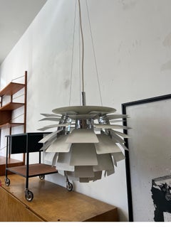 Poul Henningsen Louis Poulsen Artichoke Chandelier Light Lamp Mid Century Danish