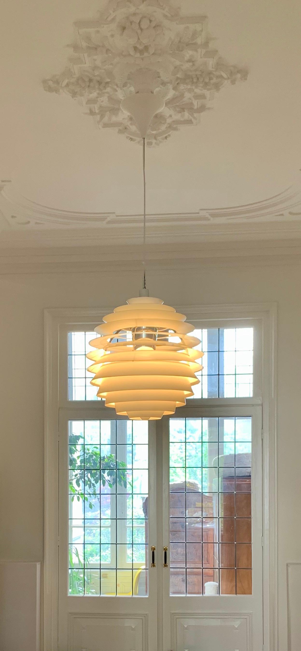 Poul Henningsen Louvre Pendant by Louis Poulsen, Denmark For Sale 3