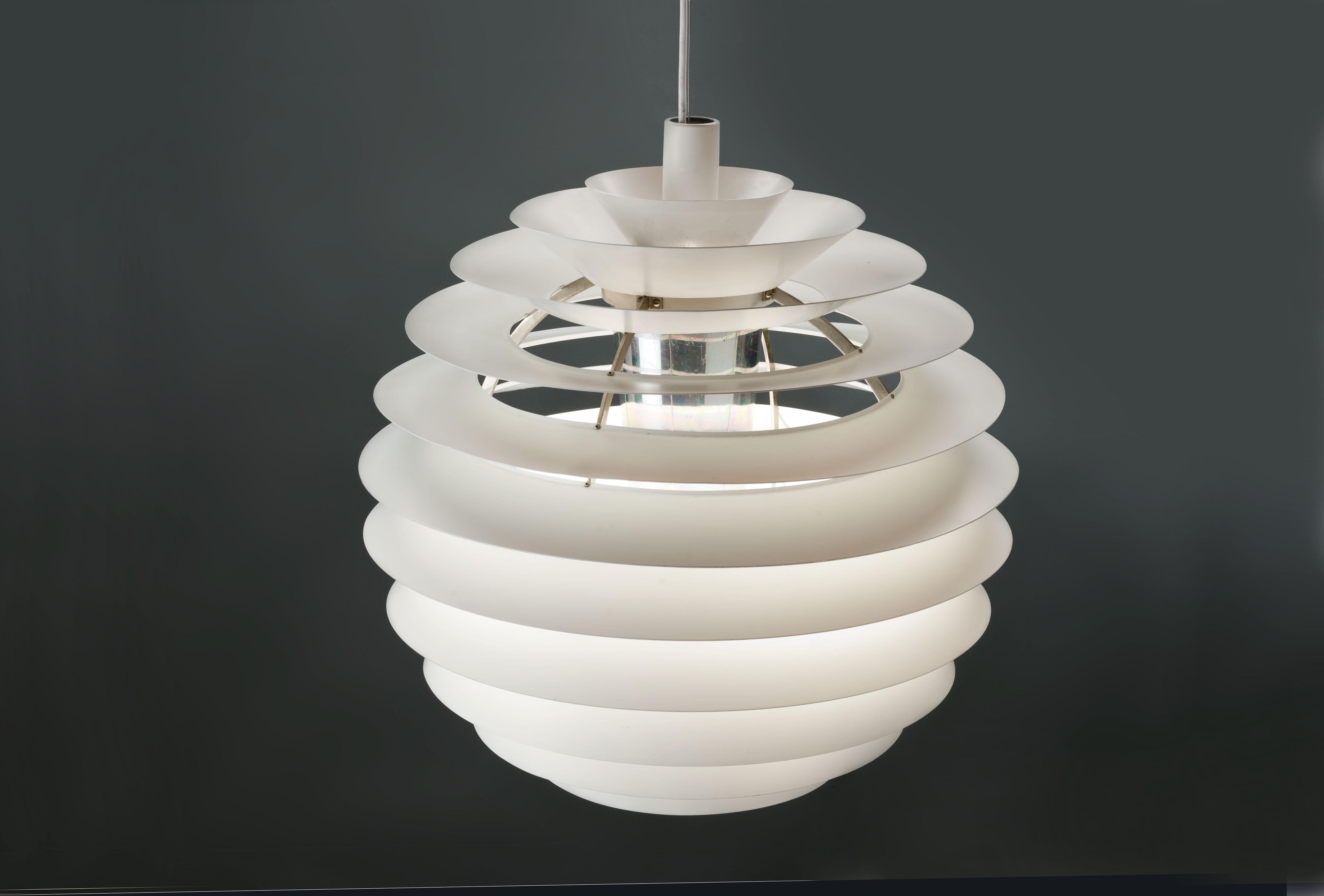 Poul Henningsen Louvre Pendant by Louis Poulsen, Denmark For Sale 1