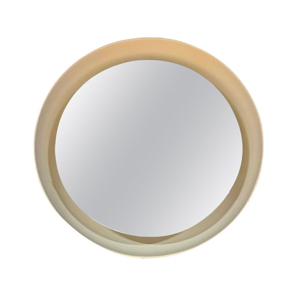 Poul Henningsen Mirror Wall Lamp, Early Model, Denmark, circa 1960s For Sale