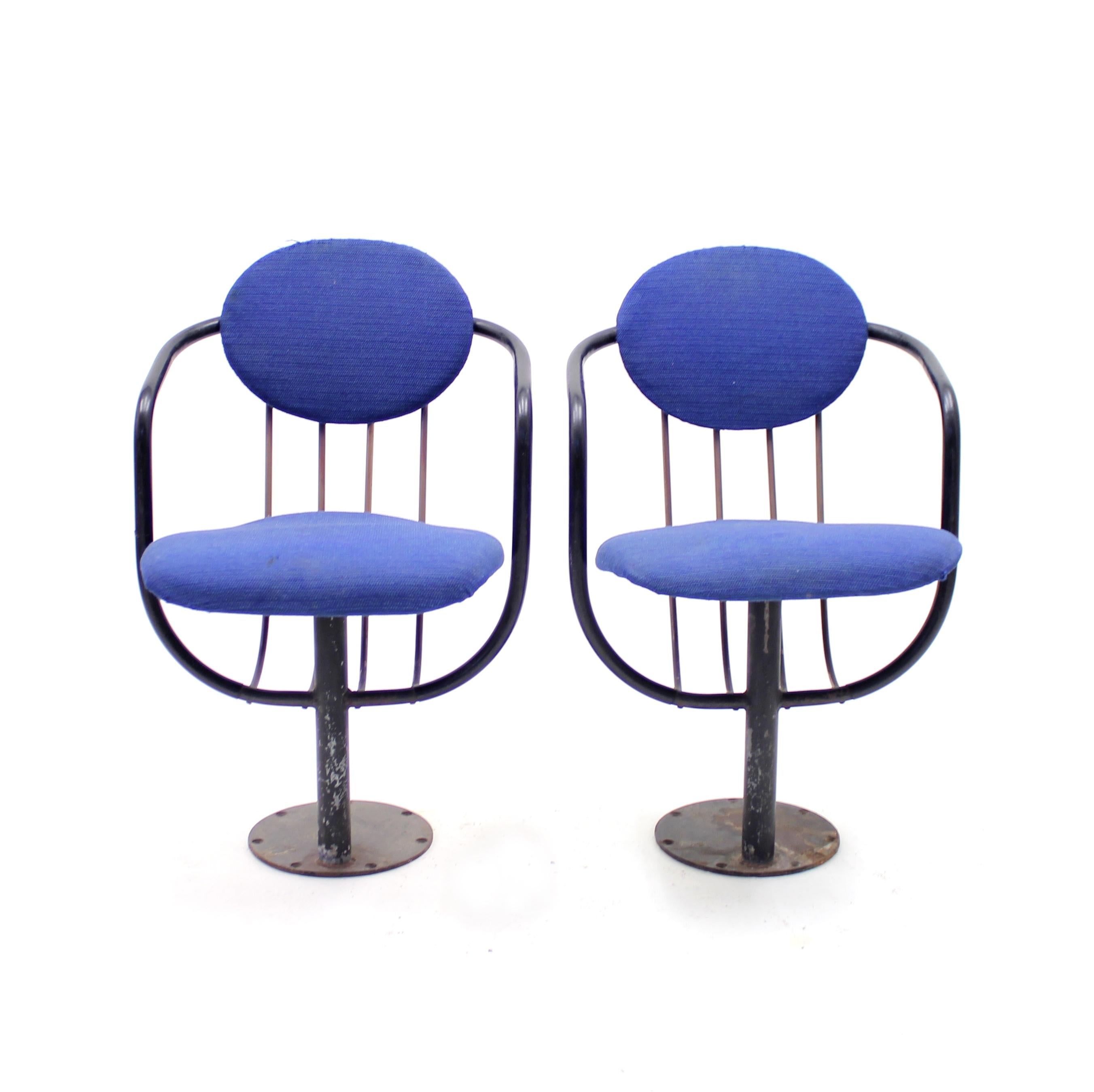 Scandinavian Modern Poul Henningsen, Pair of Foldable Theatre Chairs for the Betty Nansen Theatre, 1 For Sale