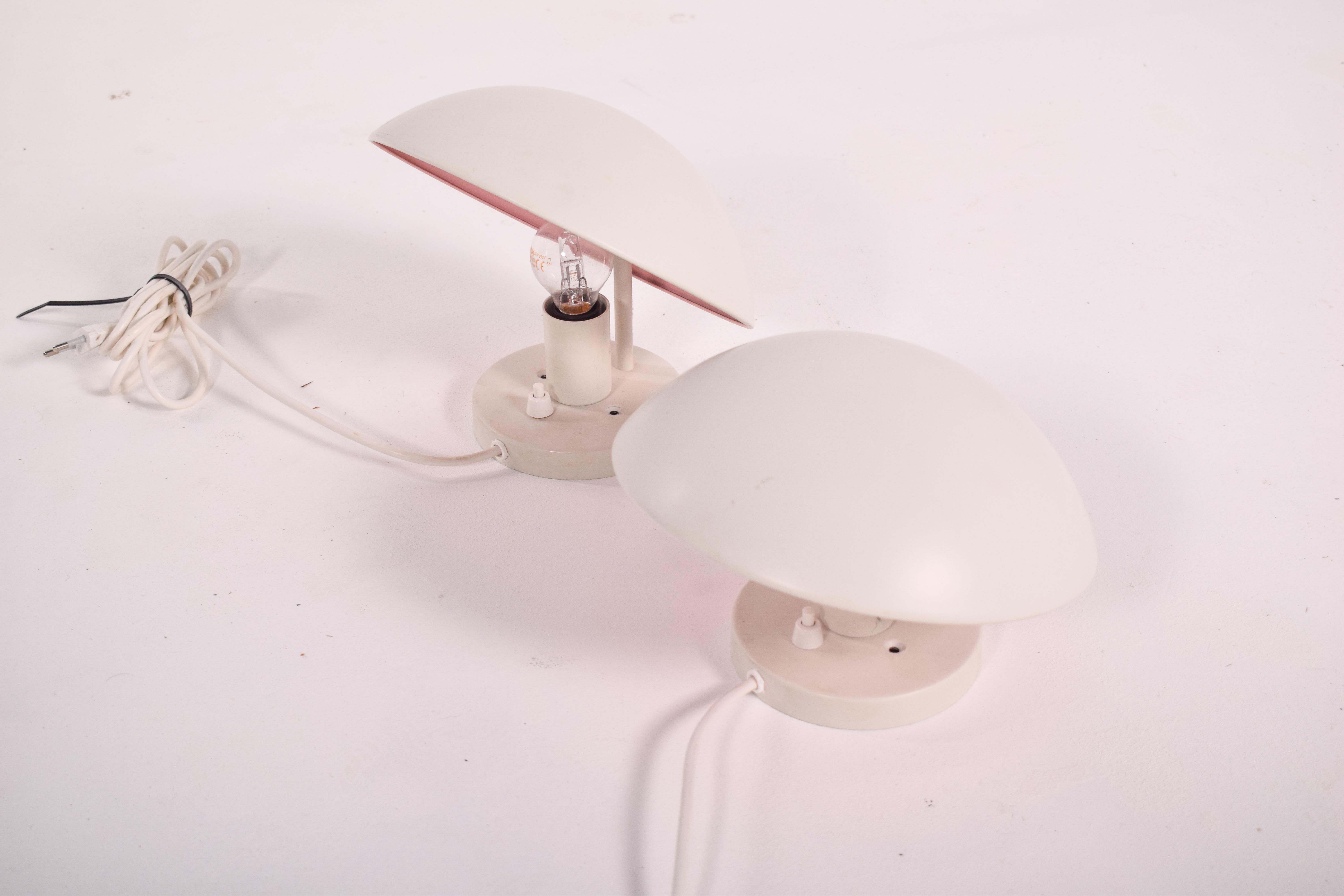 Mid-Century moderno Poul Henningsen, Coppia di lampade da parete a cappello, Louis Poulsen, 1961 in vendita