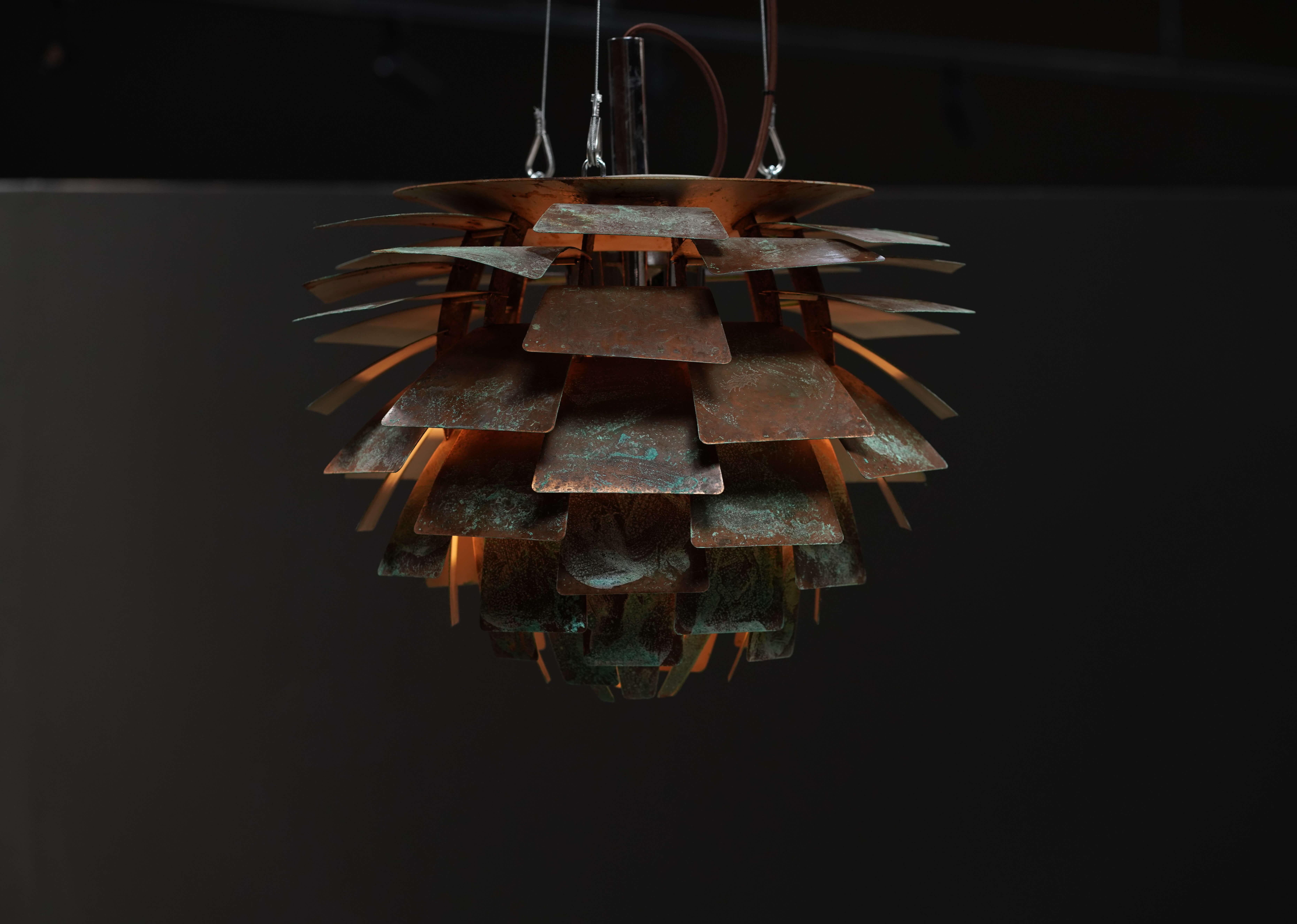 Poul Henningsen Pendant 18 In Excellent Condition For Sale In Los Angeles, CA