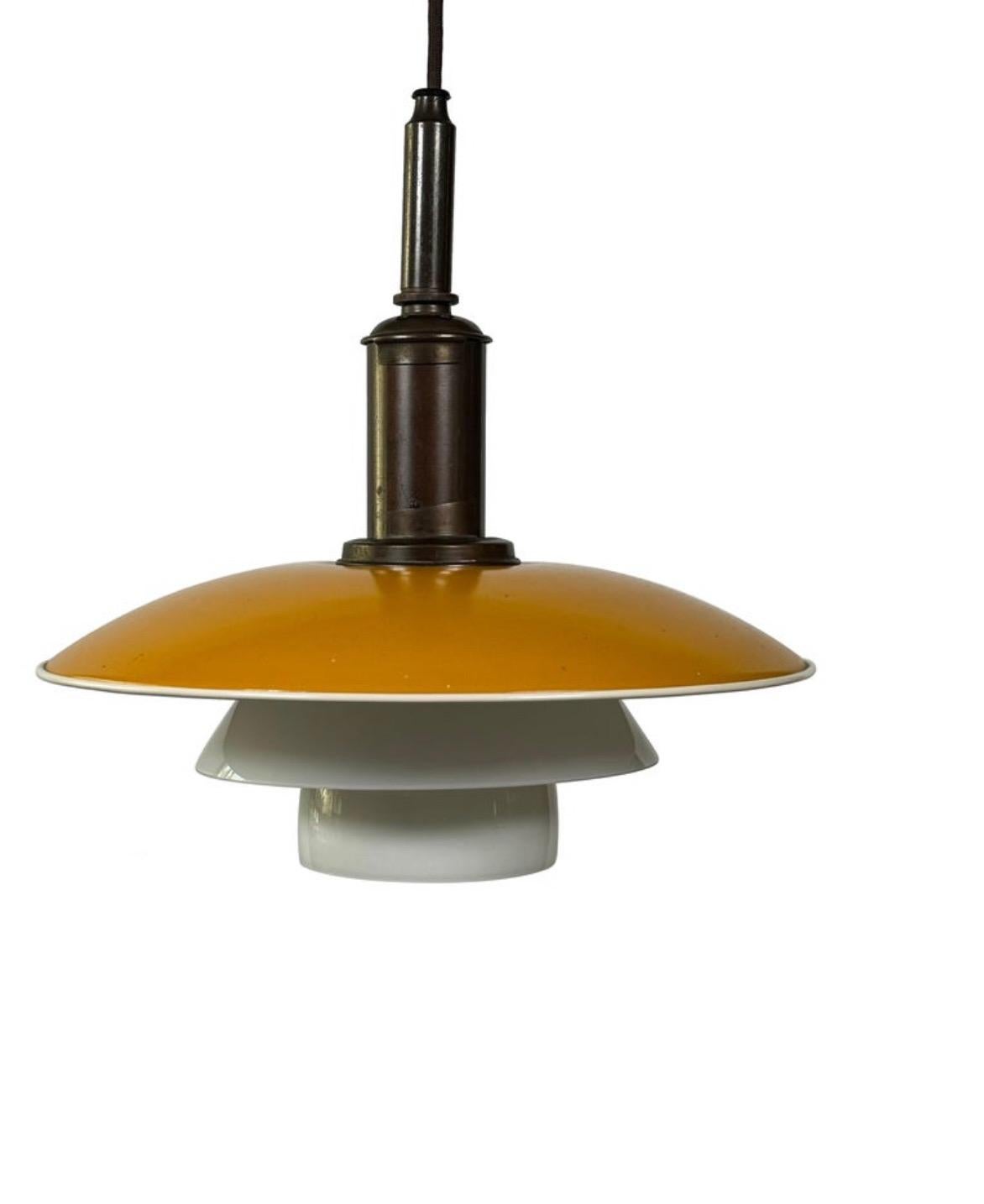 Poul Henningsen Pendant 1930s PH 4/3 for Louis Poulsen im Zustand „Gut“ im Angebot in Portland, OR