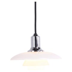 Poul Henningsen Pendant Lamp Model PH 2/1 in Chrome for Louis Poulsen