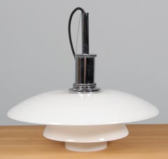 Poul Henningsen Pendant Light by Louis Poulsen, Opal Glass