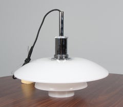 Poul Henningsen Pendant Light by Louis Poulsen, Opal Glass