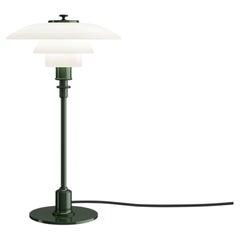 Poul Henningsen 'PH 2/1' Glass Table Lamp in Glossy Deep Green for Louis Poulsen