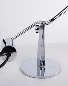 Poul Henningsen PH 2/1 Piano/Tilt Lamp, Table Lamp in White Opal Glass