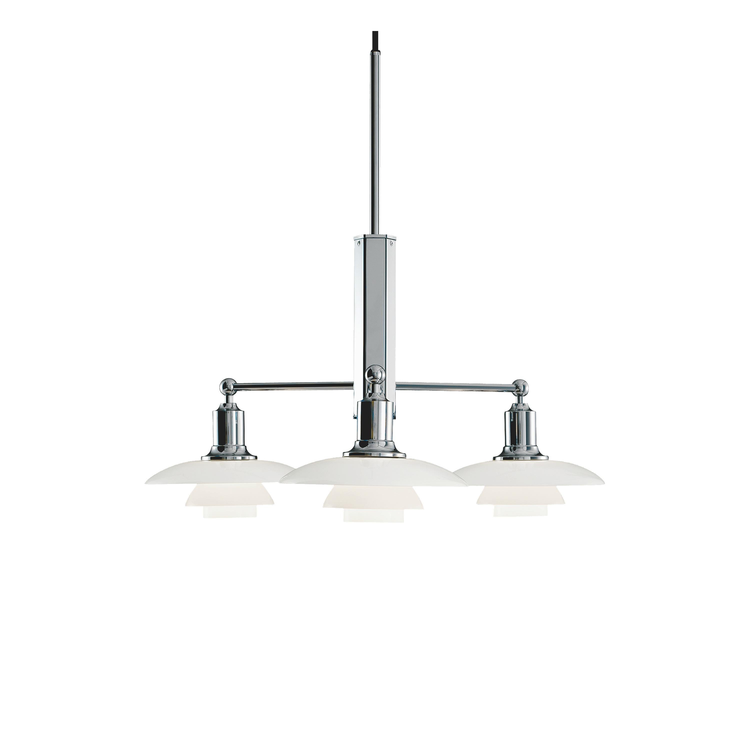 Alluminio Lampadario 'PH 2-1 Stem Fitting' di Poul Henningsen per Louis Poulsen in vendita