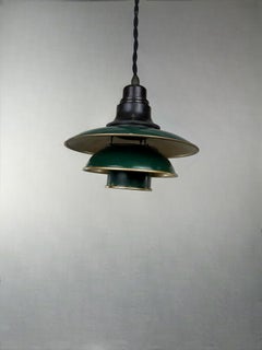 Poul Henningsen PH-2/2 lamp, stamped “PATENTED PH-2”