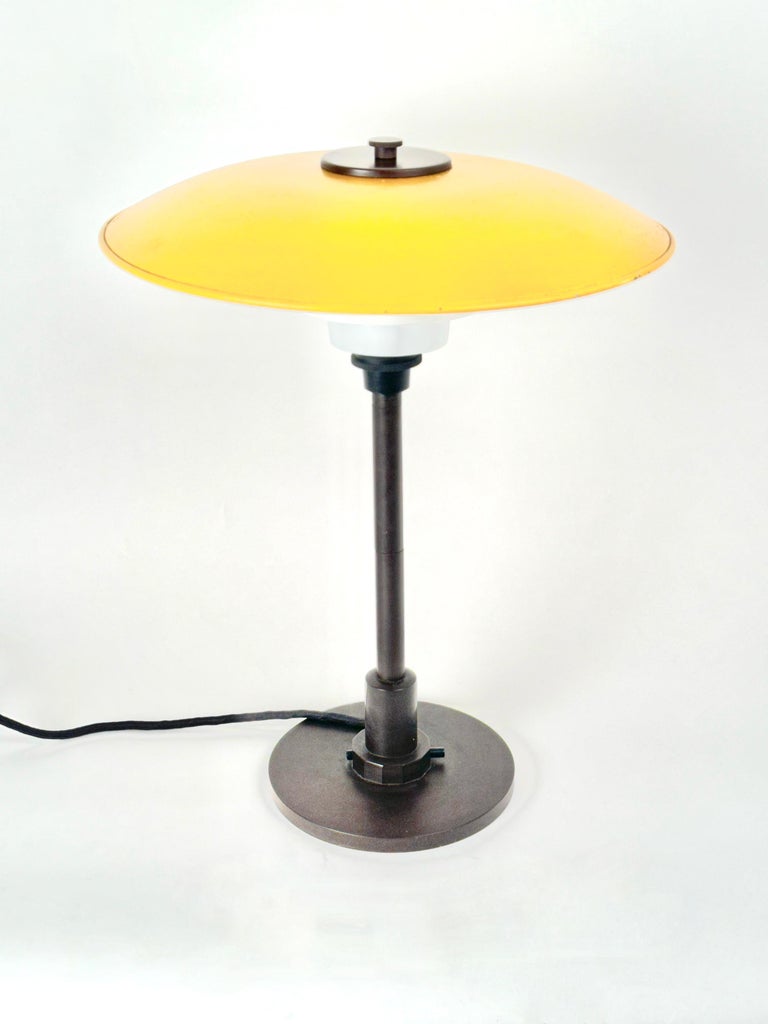 Poul Henningsen "PH 3 1/2 Vintage Isolation Table Lamp for Louis Poulsen  For Sale at 1stDibs | ph lampa original 1928