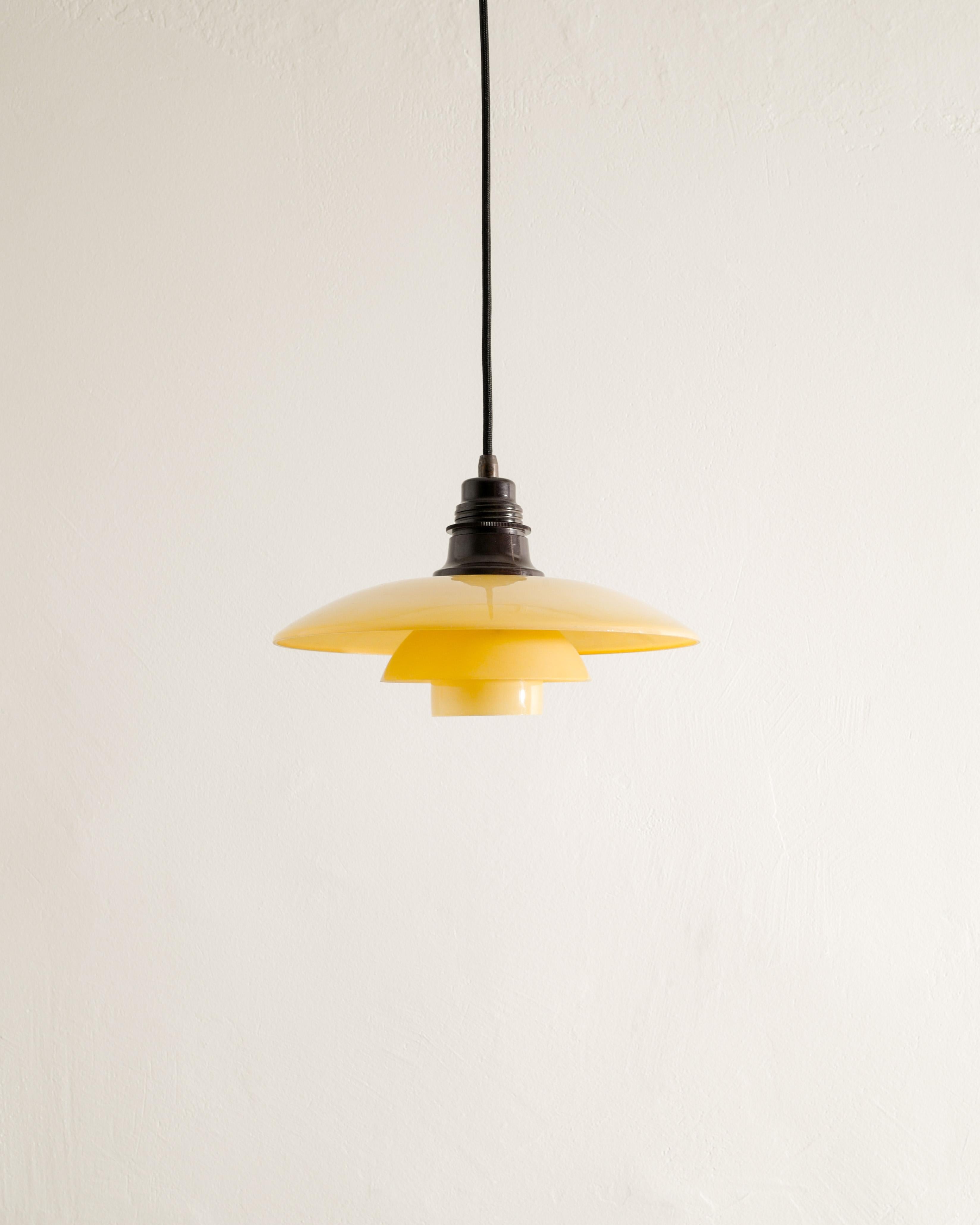 Rare Danish mid century ceiling lamp pendant model 