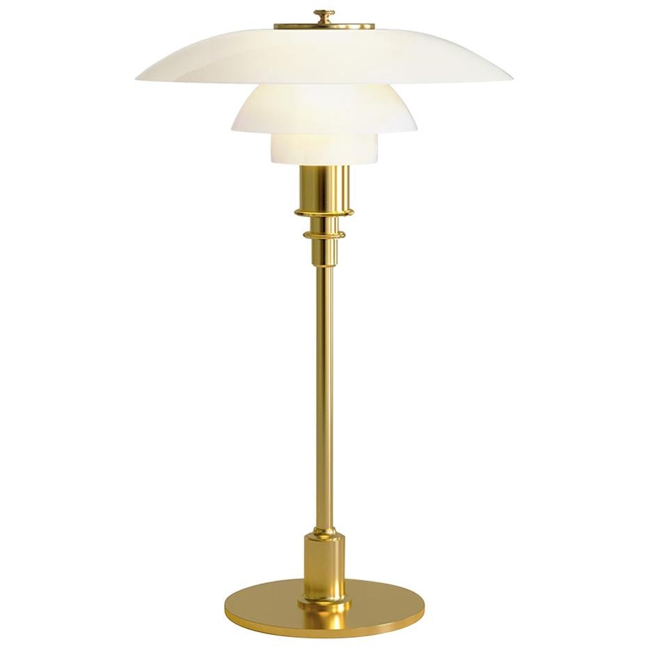 Poul Henningsen Ph 3/2 Glass Table Lamp For Sale