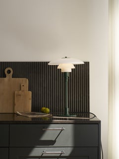 Lampe de table « PH 3/2 » vert foncé brillant de Poul Henningsen pour Louis Poulsen