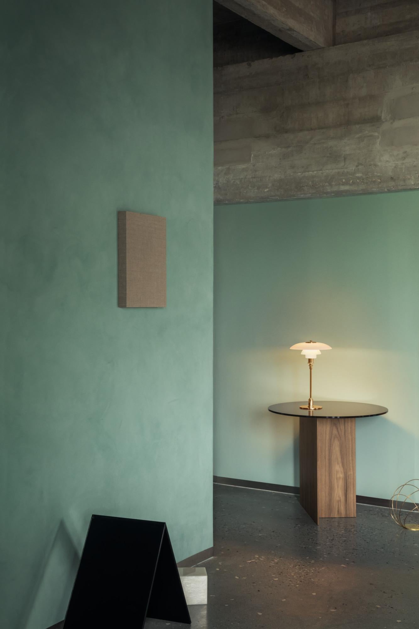 Poul Henningsen PH 3/2 Opaline Glass Table Lamp for Louis Poulsen in Chrome For Sale 5